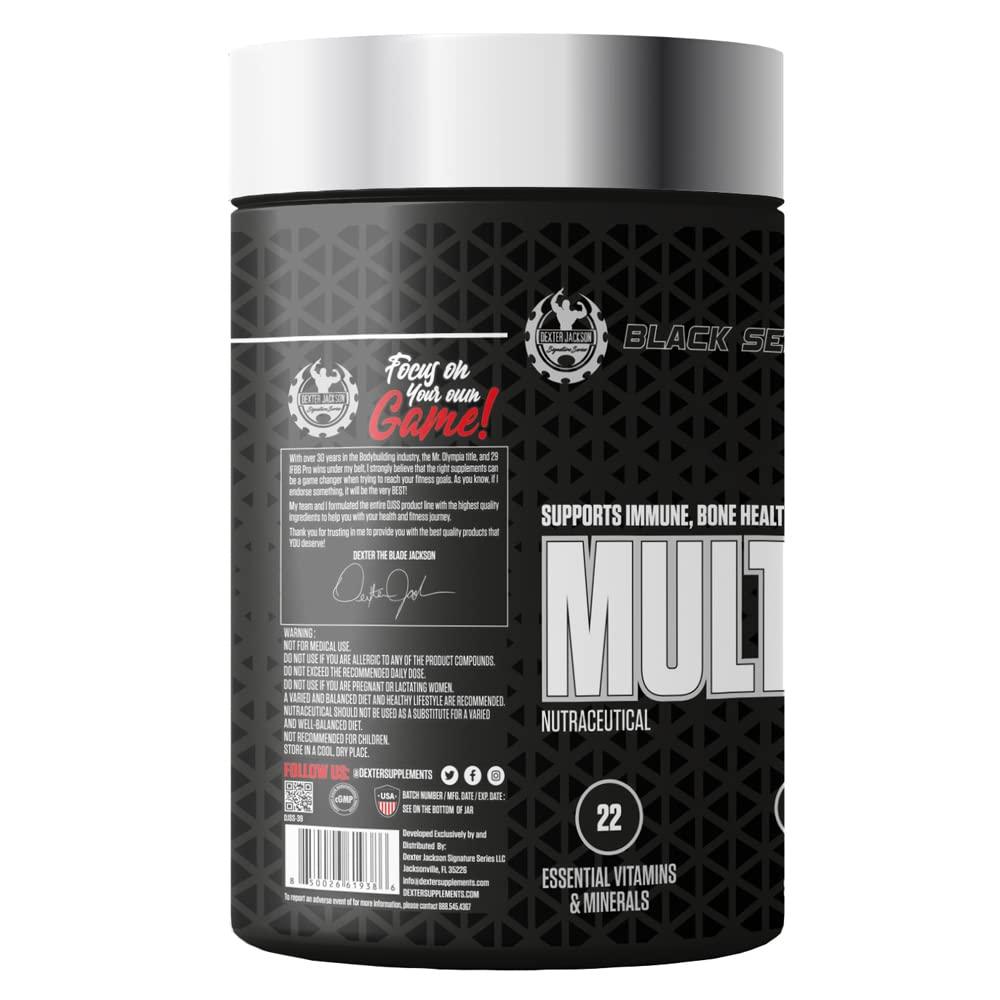 Dexter Jackson Black Series Multivitamin 120 Tablets - Wellness Shoppee