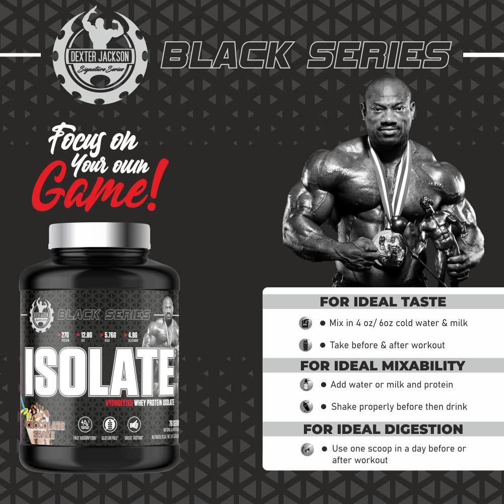 Dexter Jackson Black Series Isolate Whey - Wellness Shoppee