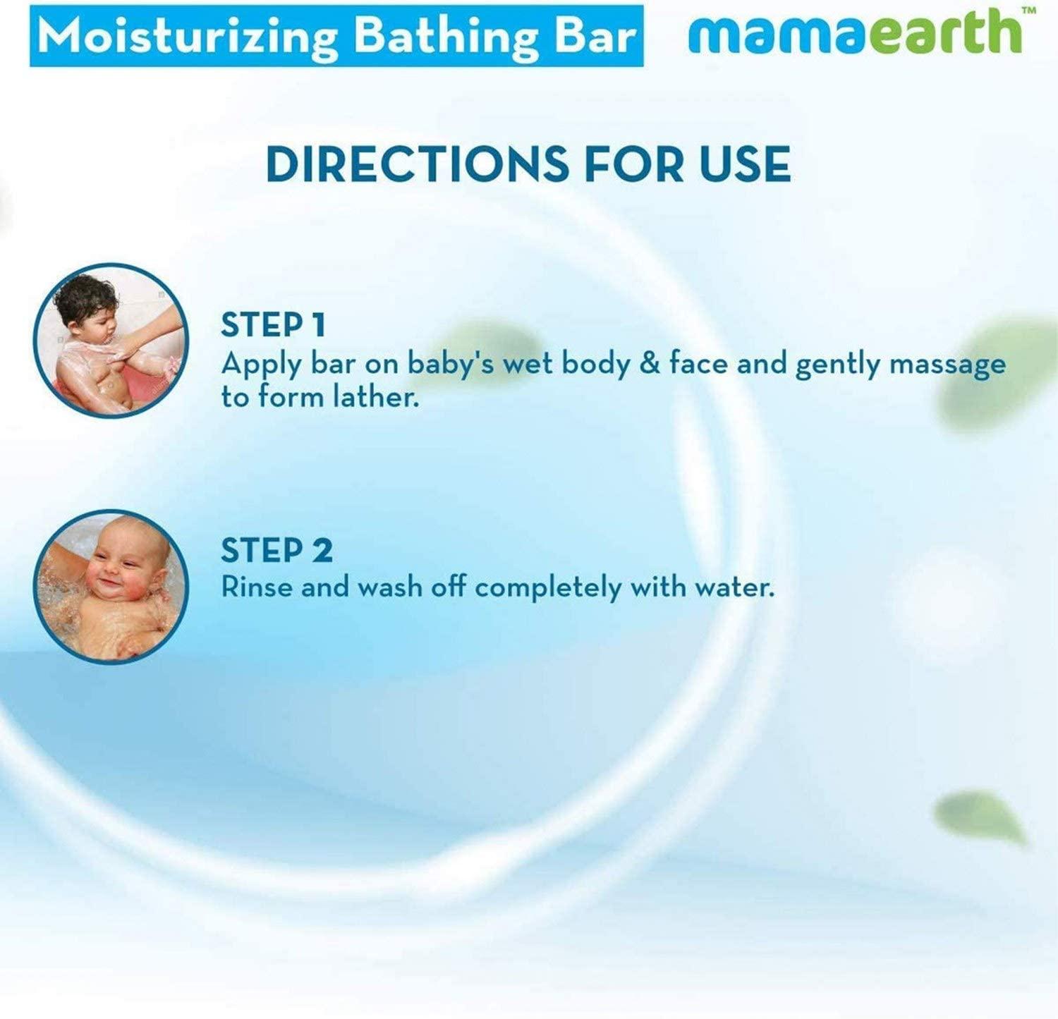 Mamaearth Baby Bath Soap Bar with Goat Milk 75g - Wellness Shoppee