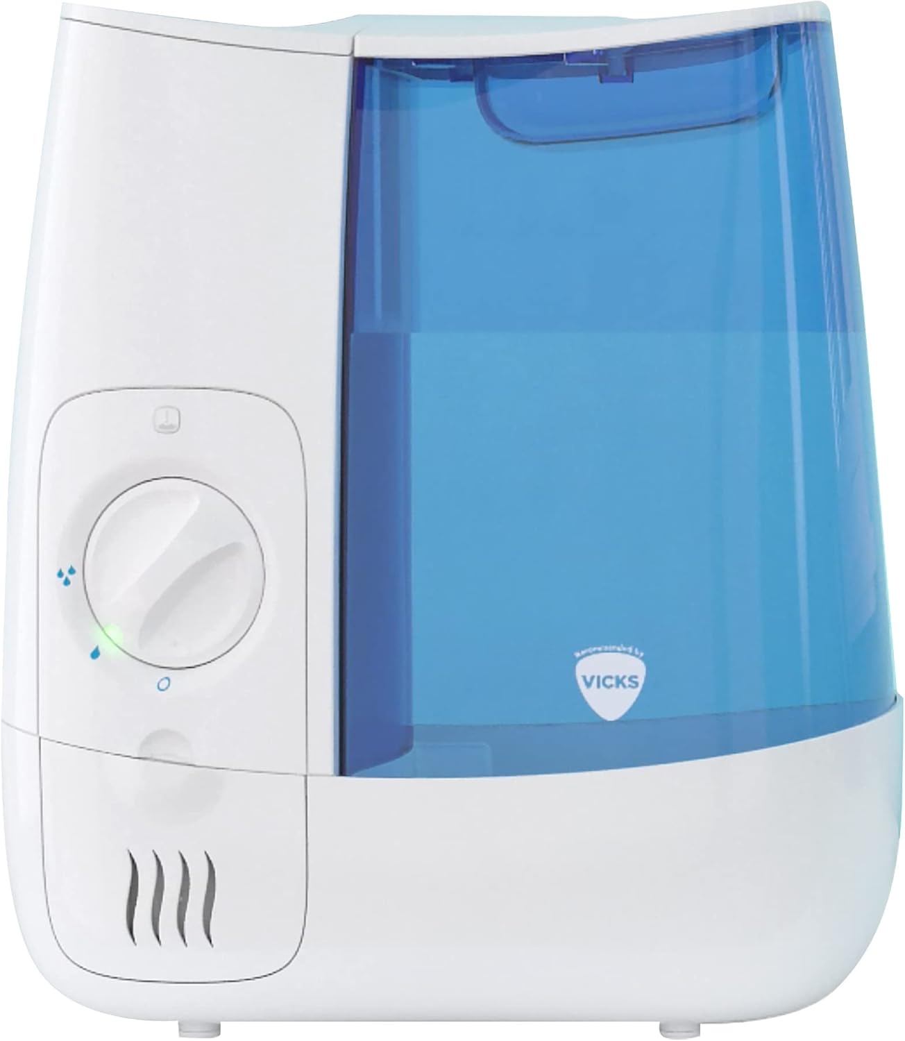 Vicks VH845E1 Warm Mist Humidifier, White/Blue