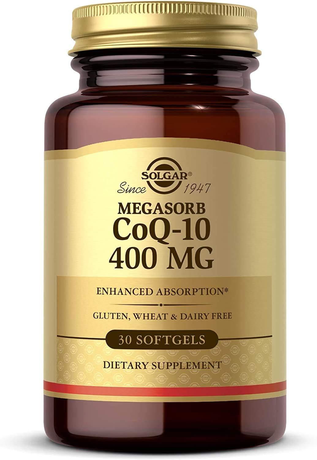 Solgar Megasorb CoQ-10 Supplement, 400 mg, 30 Count - Wellness Shoppee