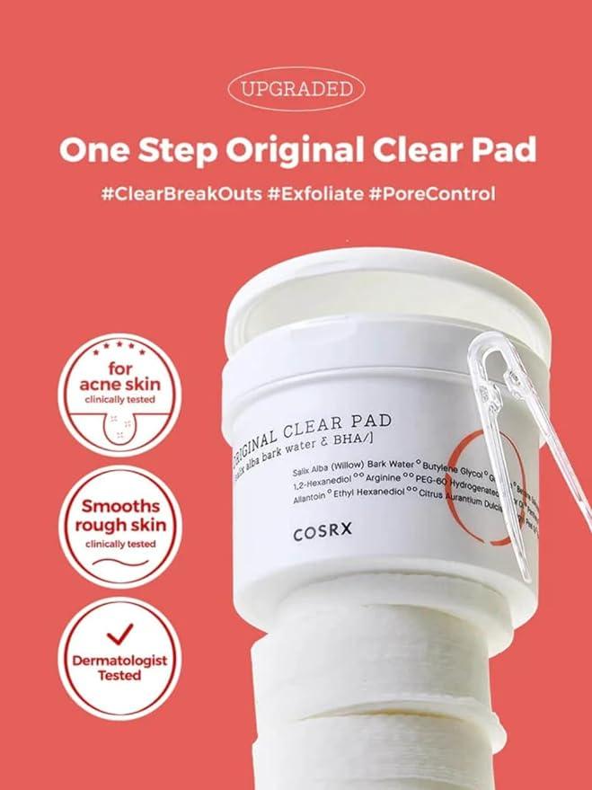 COSRX One Step Original Clear Pad 4.73 fl. oz - Wellness Shoppee