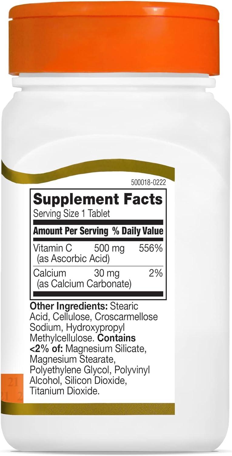 21st Century C 500Mg 110 Tablets - Wellness Shoppee