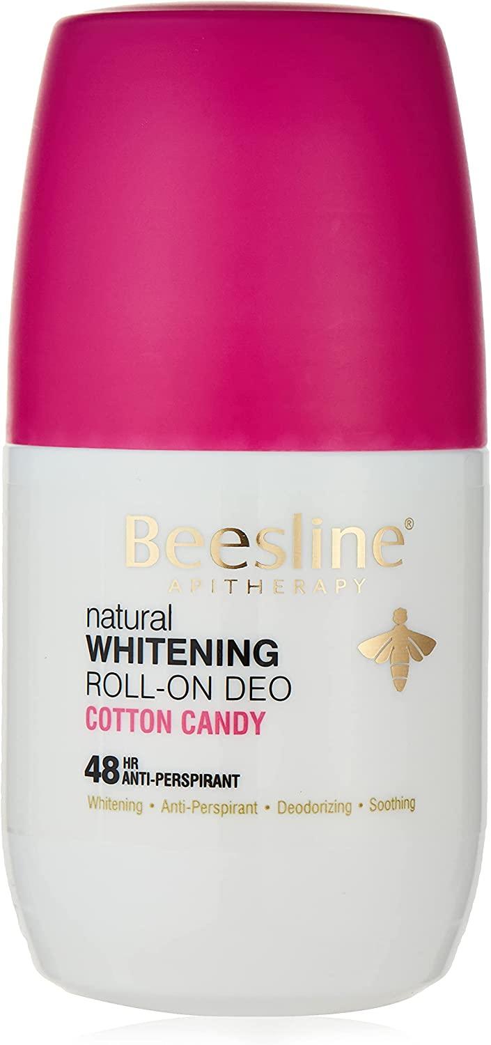 Beesline Whitening Roll On Deodorant For Unisex, Cotton Candy, 50 ml - Wellness Shoppee