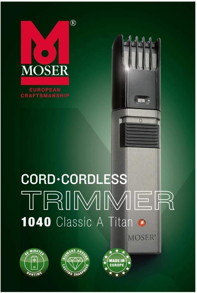 Moser Classic A Titan Cord/Cordless Beard Trimmer - Wellness Shoppee