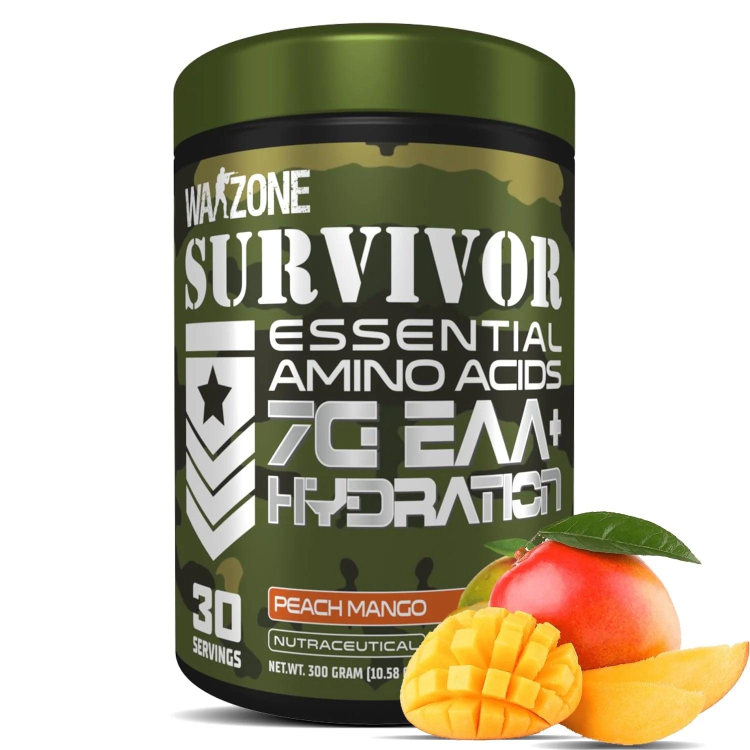 Warzone Survivor Essential Amino Acids 7G EAA + Hydration - Wellness Shoppee