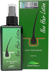 Green Wealth Neo Hair Lotion, 120ml, Natural Hair Regrowth Treatment with Cucumis Melo Extract