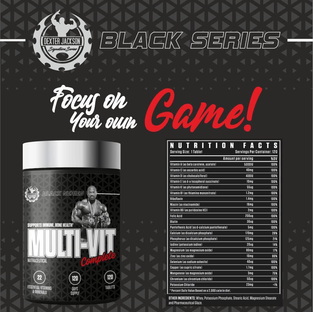 Dexter Jackson Black Series Multivitamin - Wellness Shoppee