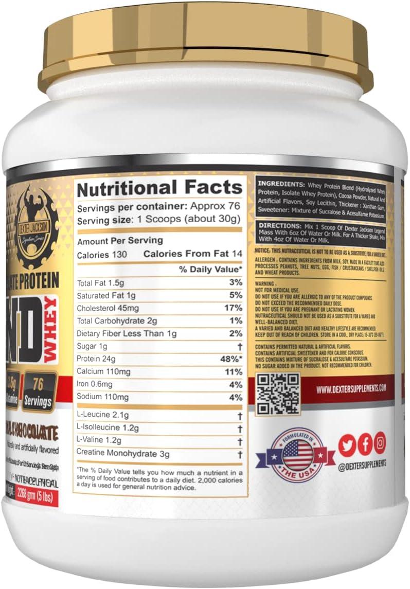 Dexter Jackson Legend Whey Protein 5 lbs 76 Servings - Wellness Shoppee