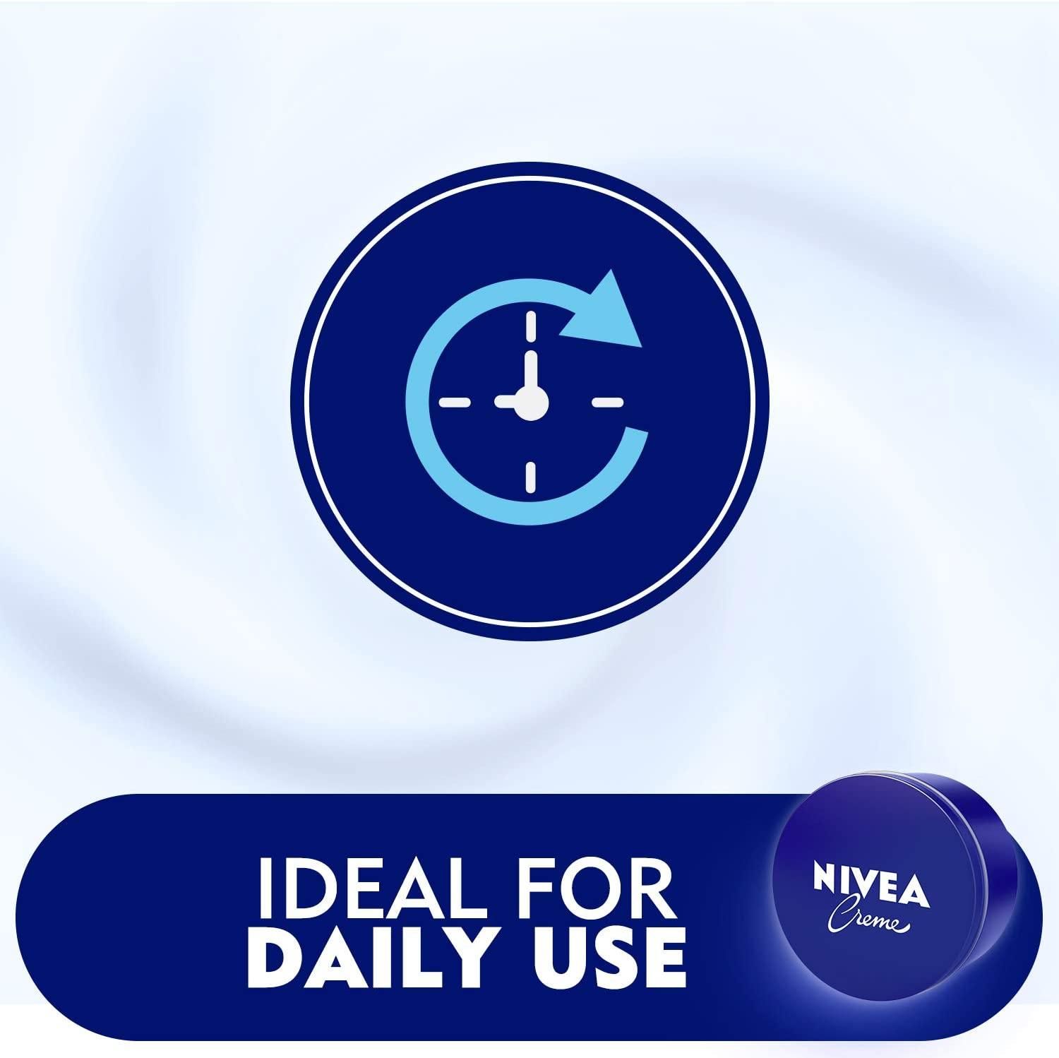 Nivea Creme Moisturising Cream, Universal All Pourpose Face Body Hands, Tin 400Ml - Wellness Shoppee