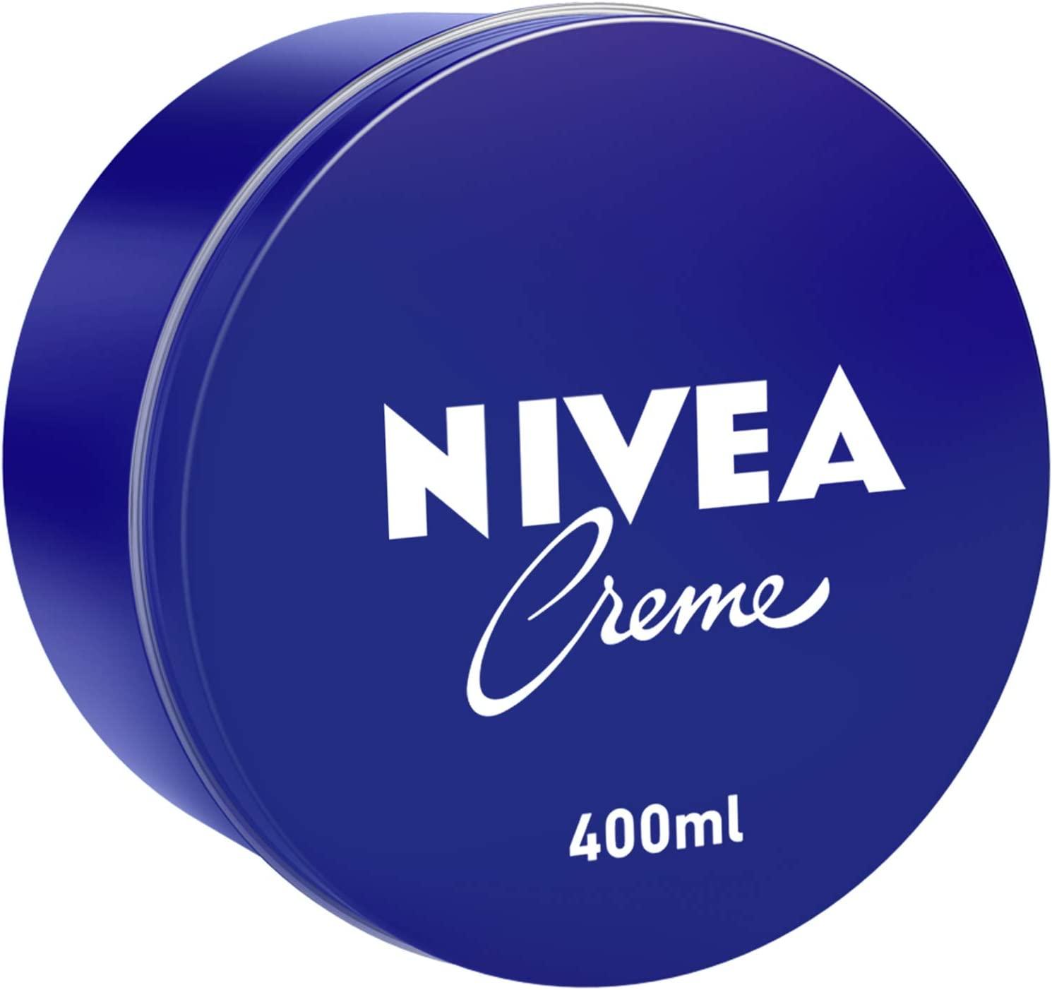 Nivea Creme Moisturising Cream, Universal All Pourpose Face Body Hands, Tin 400Ml - Wellness Shoppee