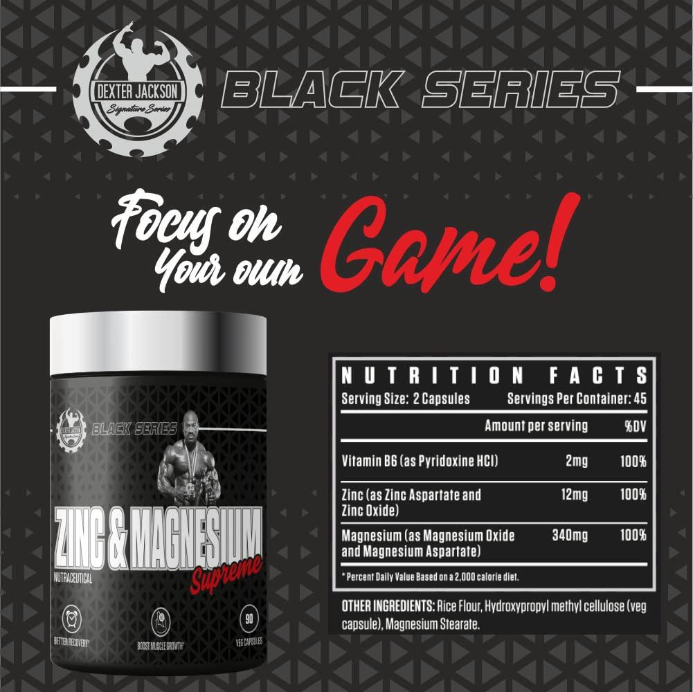 Dexter Jackson Black Series Zinc & Magnesium Supreme - Wellness Shoppee