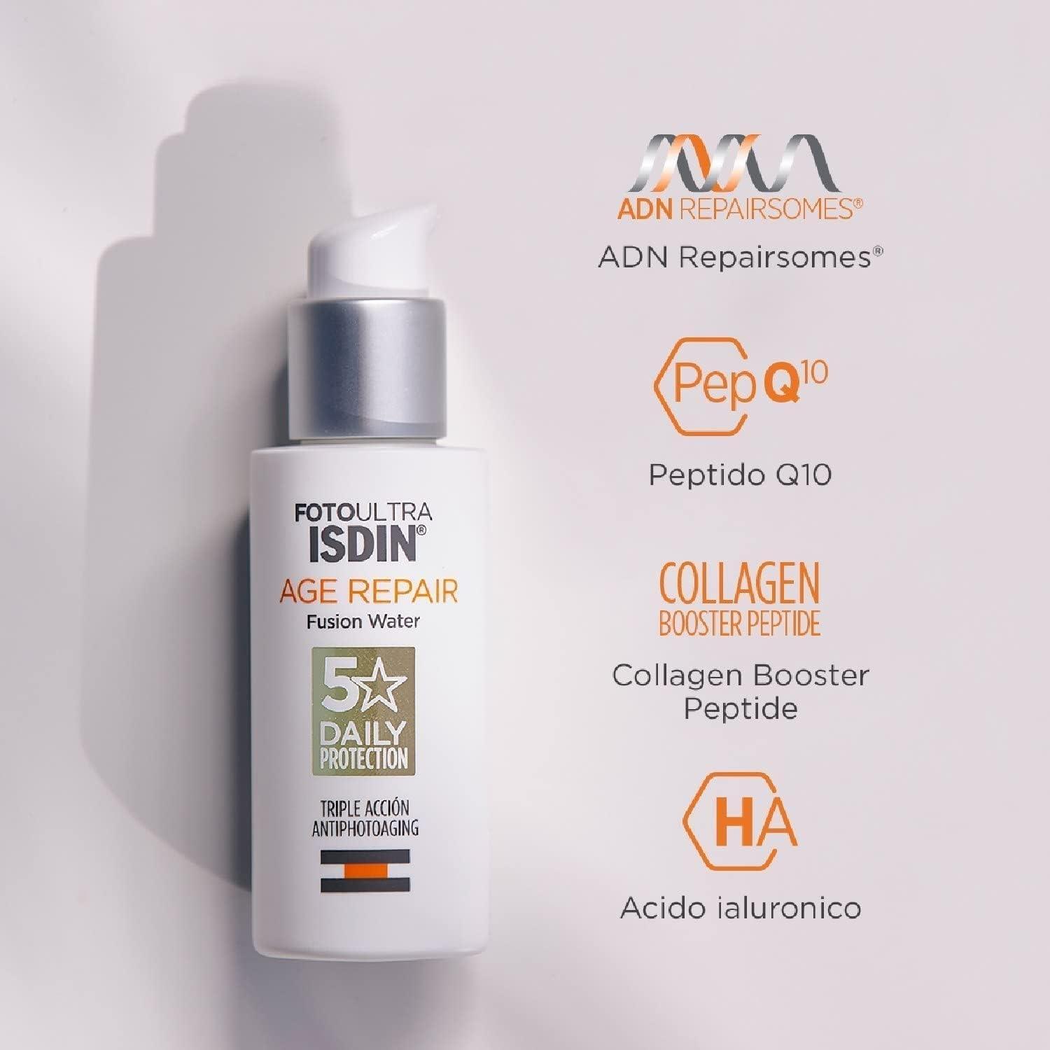 ISDIN FotoUltra Age Repair Fusion Water, SPF 50, 50ml - Wellness Shoppee