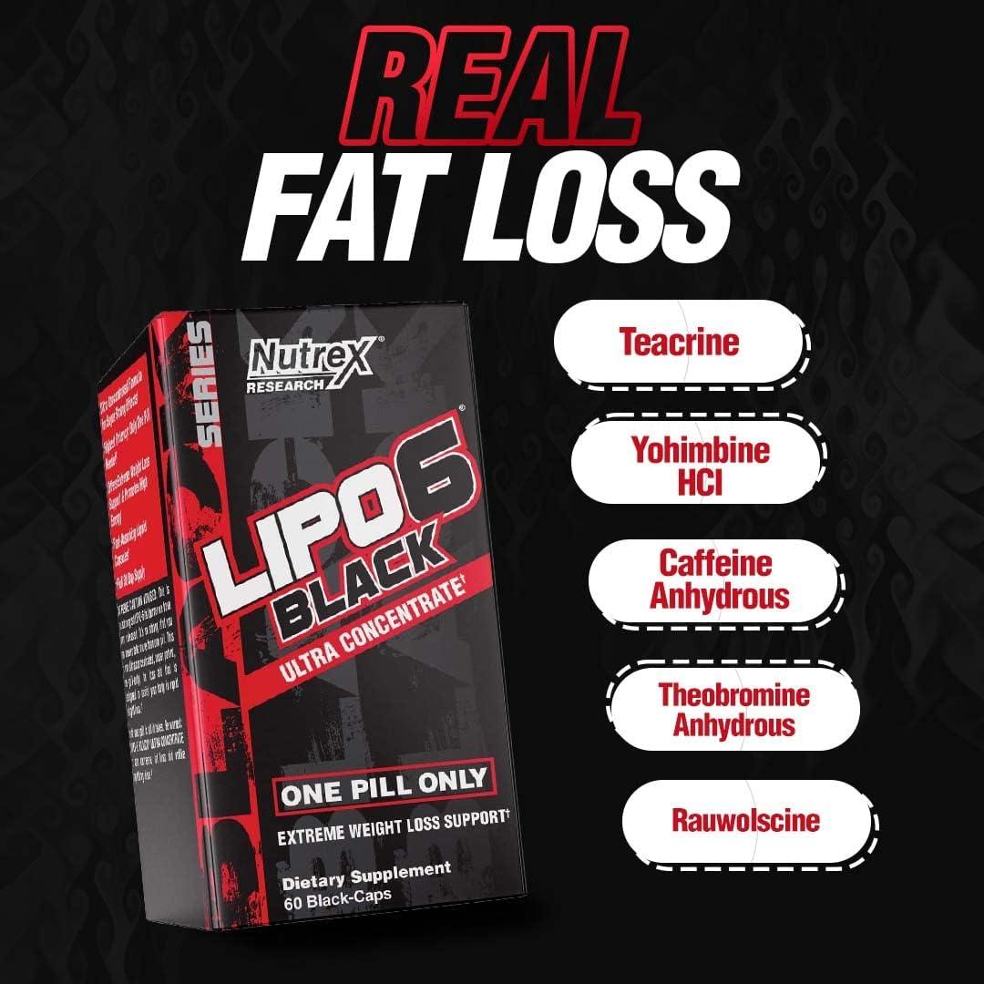 Nutrex Lipo 6 Black Ultra Concentrate 60 Caps - Wellness Shoppee