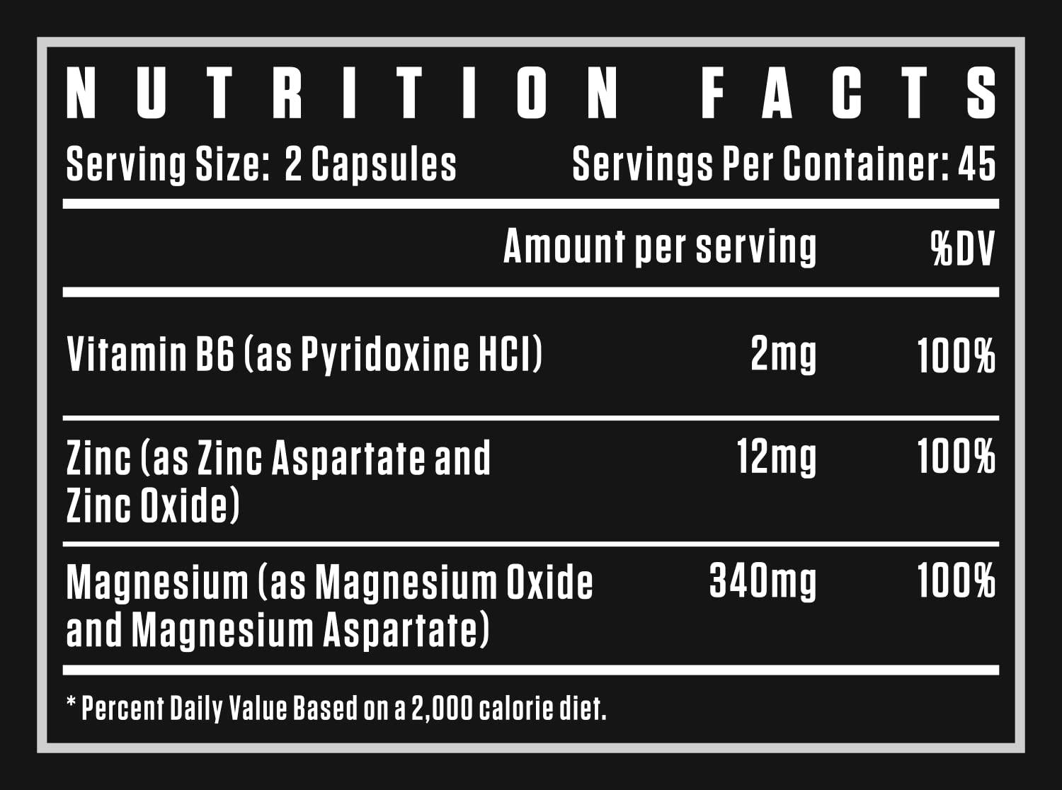 Dexter Jackson Black Series Zinc & Magnesium Supreme - Wellness Shoppee