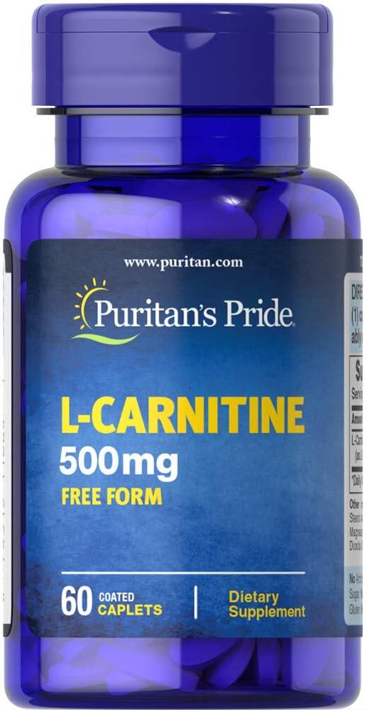 Puritan's Pride L-Carnitine - 500mg,60s - Wellness Shoppee