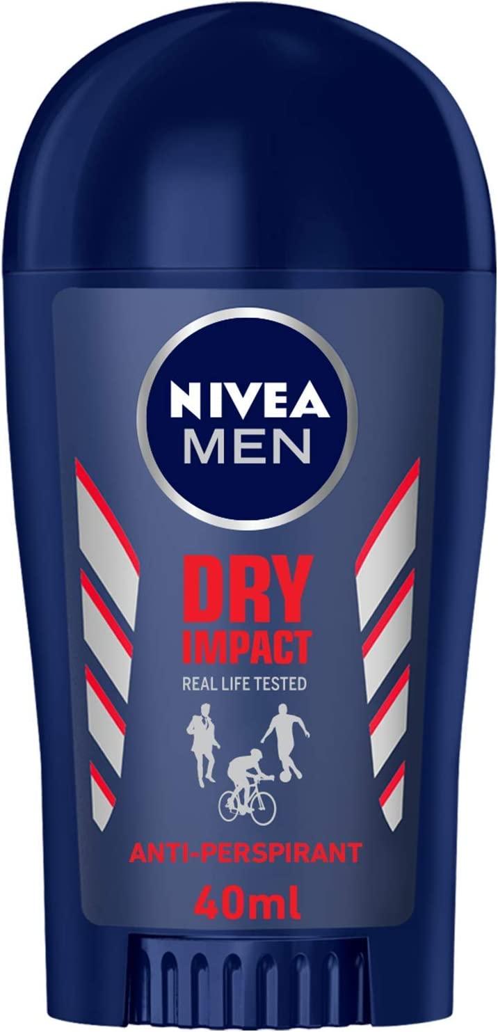 NIVEA MEN Antiperspirant Stick for Men, Dry Impact, 40ml - Wellness Shoppee