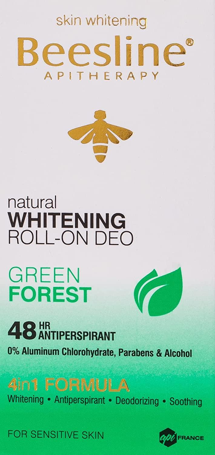 Beesline Whitening Roll-On Deodorant, Green Forest - Wellness Shoppee