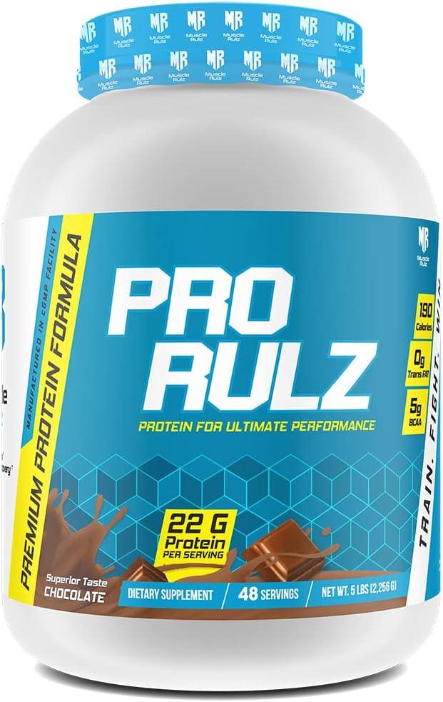 Muscle Rulz Pro Rulz Protein Blend 5 lbs Whey Protein Matrix - Wellness Shoppee
