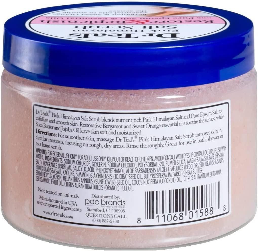 Dr. Teal'S Epsom Salt Body Scrub - Pink Himalayan - Wellness Shoppee