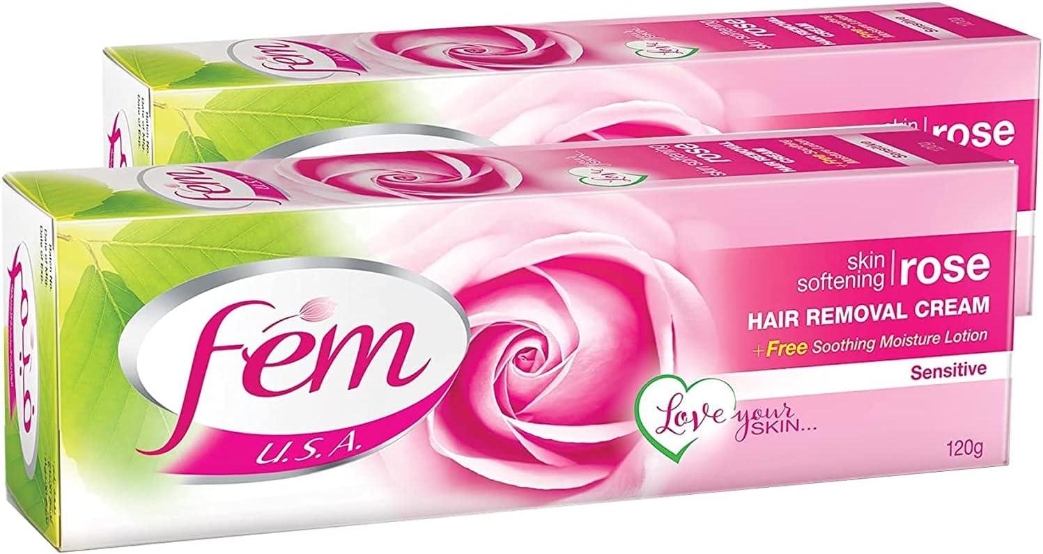 Fem Hair Removal Cream Rose 120g - Wellness Shoppee