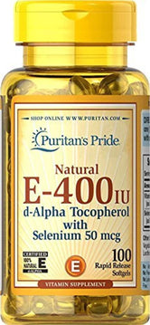 Puritans Pride Vitamins E - 400 + Selenium 100's - Wellness Shoppee