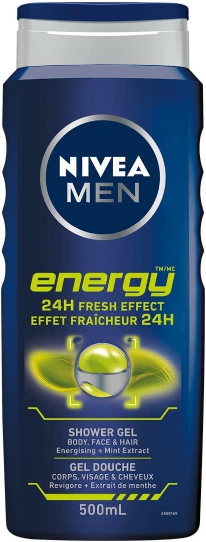 Nivea Men Shower Gel - Energy (500ml) - Wellness Shoppee