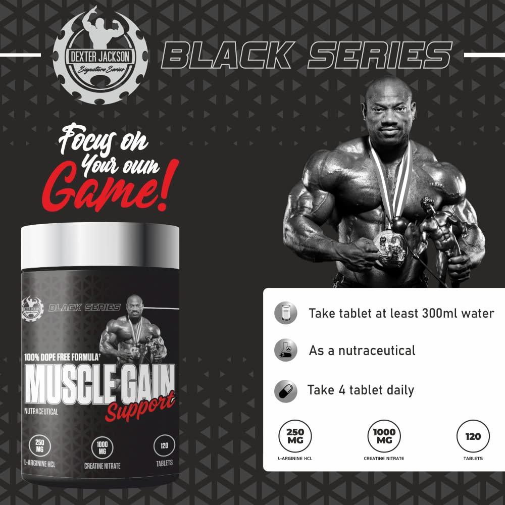 Dexter Jackson Black Series Muscle Gain Support - Wellness Shoppee