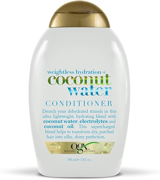 Ogx Weightless Hydrating Cocconut Water Conditioner 13 Oz , 385 ml