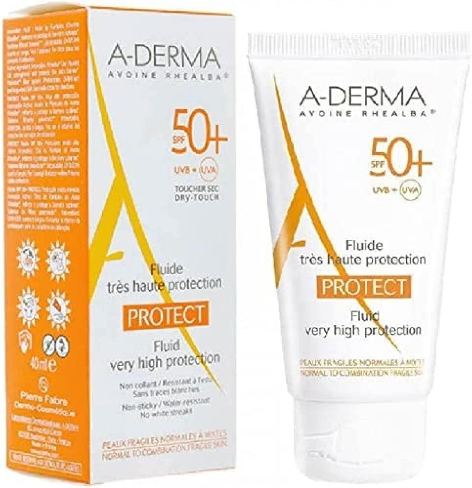 A-Derma Protect Invisible Fluid Very High Protection Spf50+ 40Ml - Wellness Shoppee