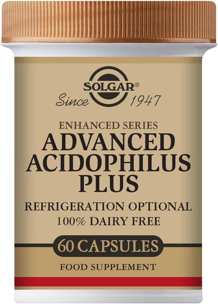 Solgar Advanced Acidophilus Plus 60 Vegetable Capsules - Wellness Shoppee