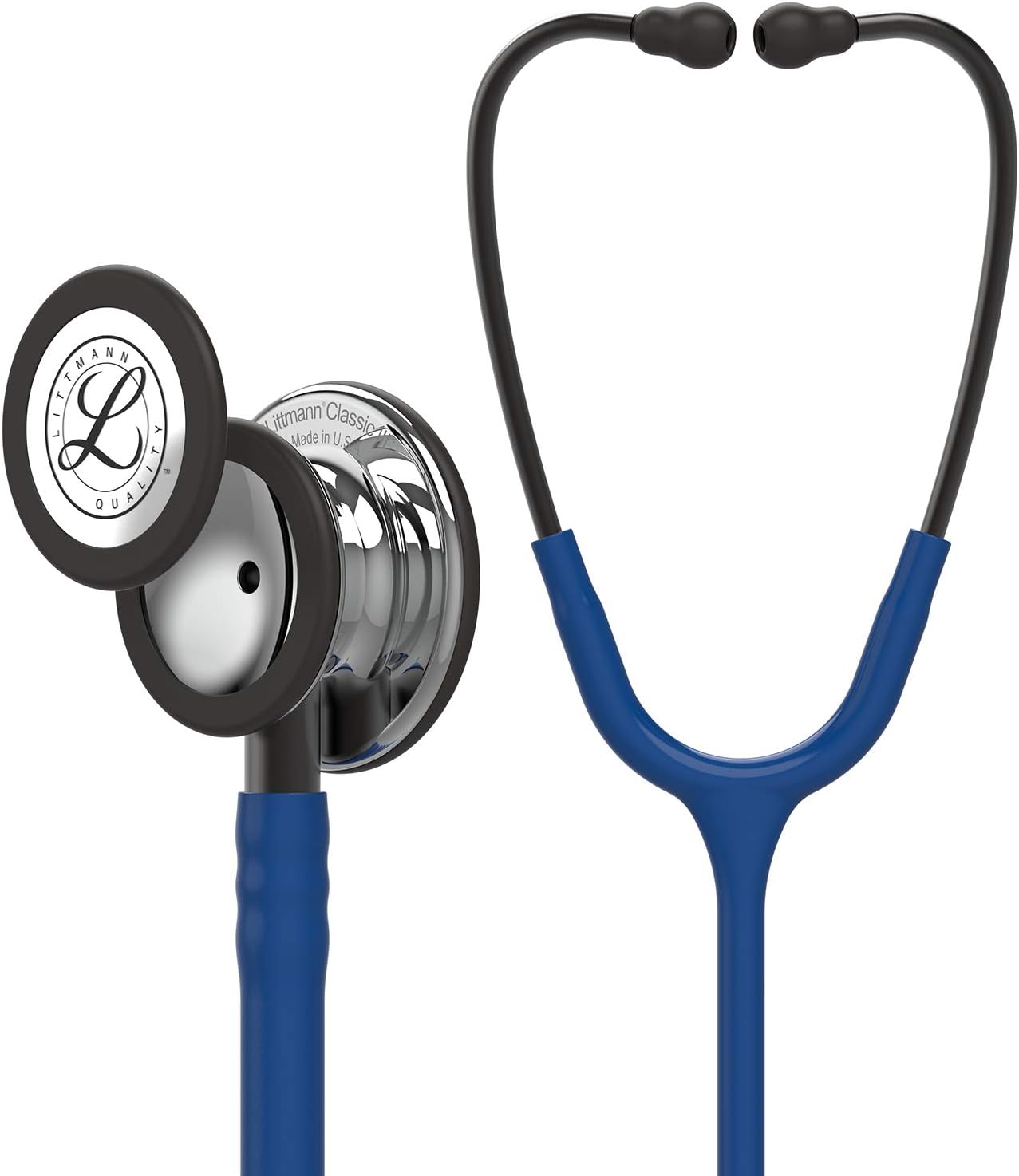 3M™ Littmann® Classic III™ Monitoring Stethoscope with Free Laser Engraving (Navy Blue Mirror 5863)