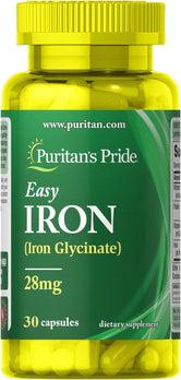 Puritans Pride Easy Iron 28mg 30s - Wellness Shoppee