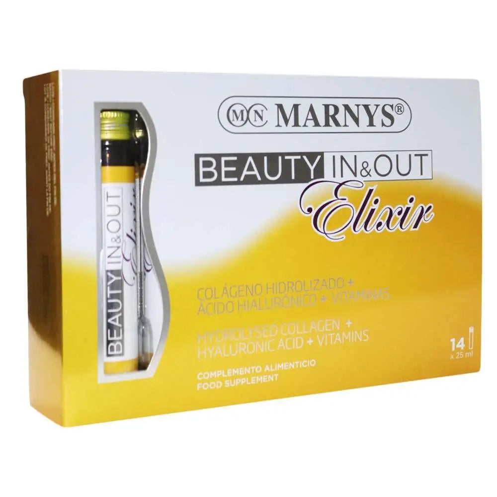 Marnys Beauty In & Out Elixir 25ml Vials, Pack of 14's