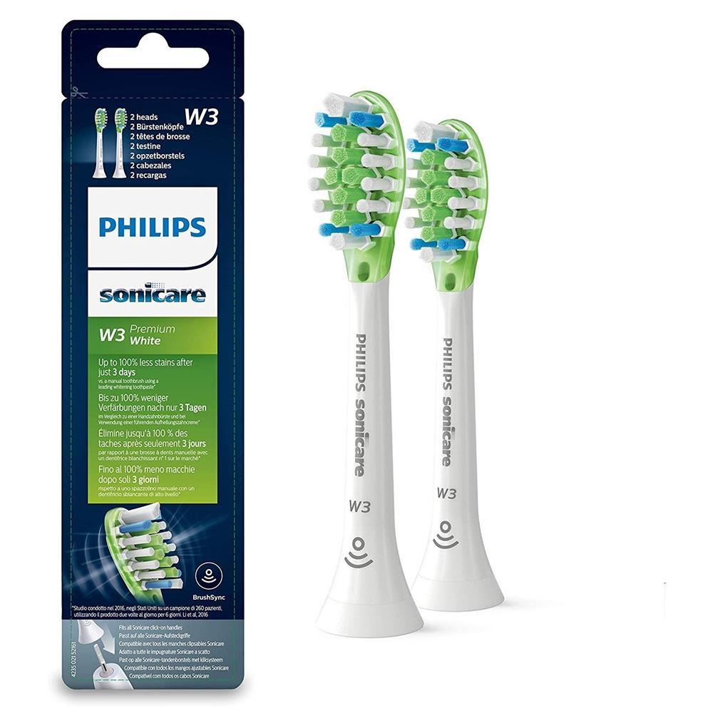 Philips Sonicare W3 Premium White Brush Head - Wellness Shoppee