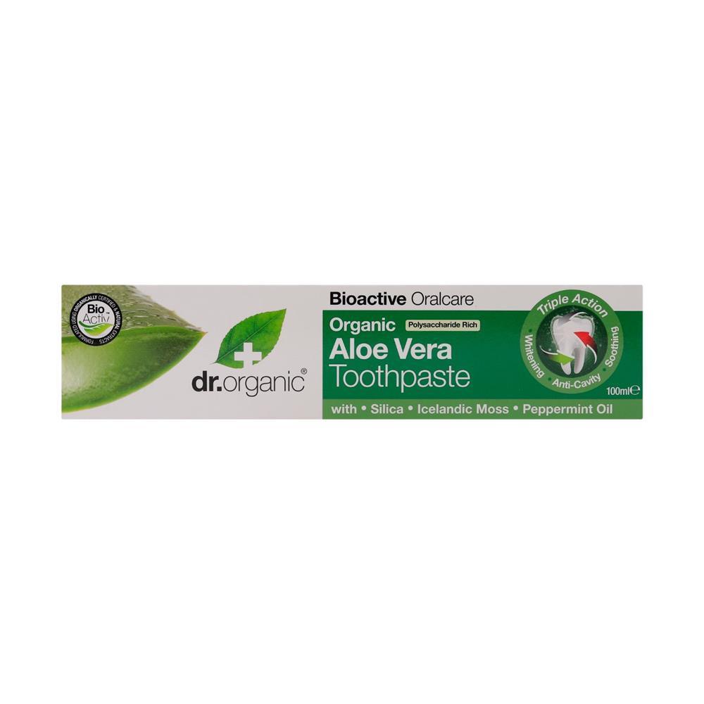 Dr.Organic Aloe Vera Toothpaste 100ml - Wellness Shoppee