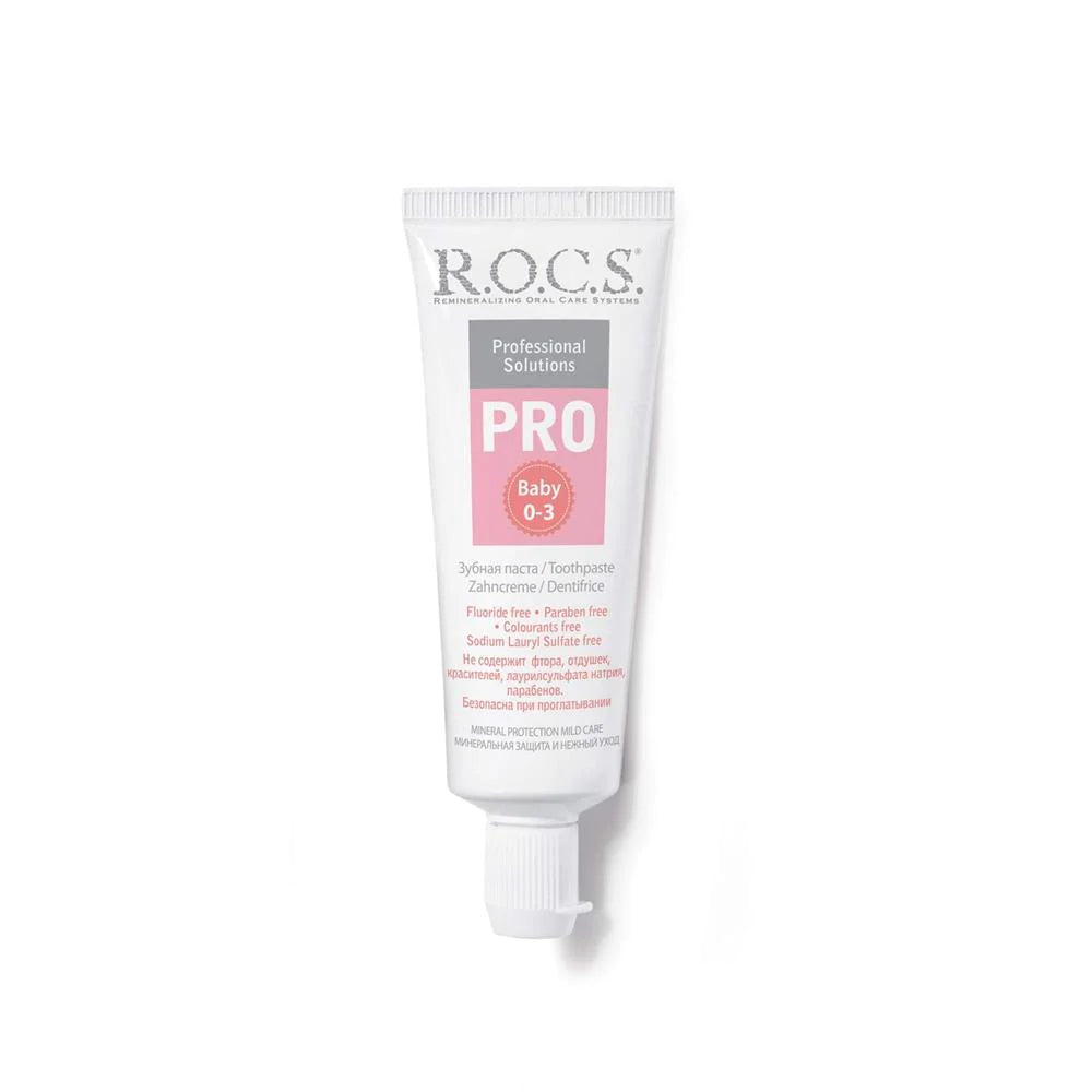 R.O.C.S Toothpaste Baby Mild Care 0-3 Mineral Protection - Wellness Shoppee