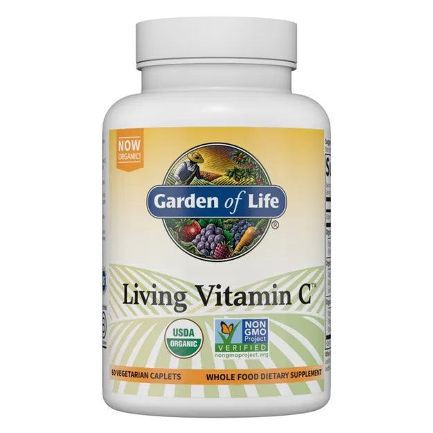 Garden of Life Living Vitamin C Antioxidant Blend 60 Caplets - Wellness Shoppee