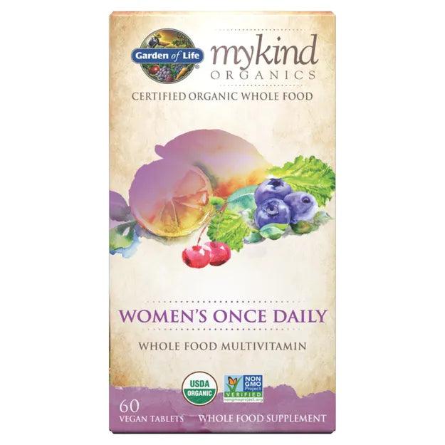 Garden of Life mykind Organics Women's Once Daily 60 Tablets - Wellness Shoppee