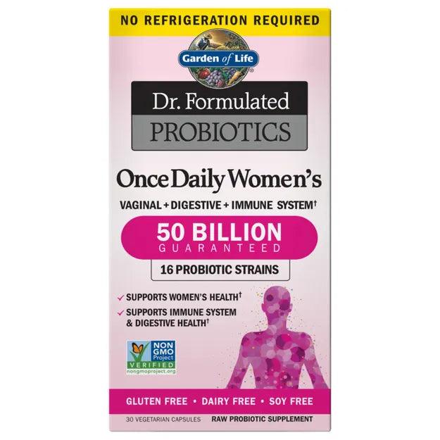 Garden of Life Dr. Formulated Probiotics Once Daily Women's Shelf-Stable 30 Capsules - Wellness Shoppee