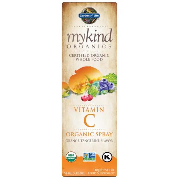 Garden of Life mykind Organics Vitamin C Organic Spray Orange Tangerine 2oz (58ml) Liquid - Wellness Shoppee