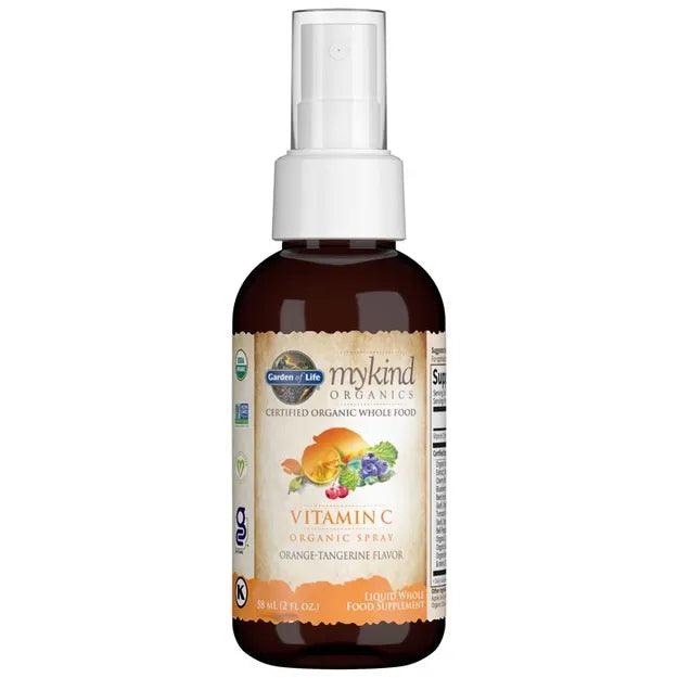 Garden of Life mykind Organics Vitamin C Organic Spray Orange Tangerine 2oz (58ml) Liquid - Wellness Shoppee