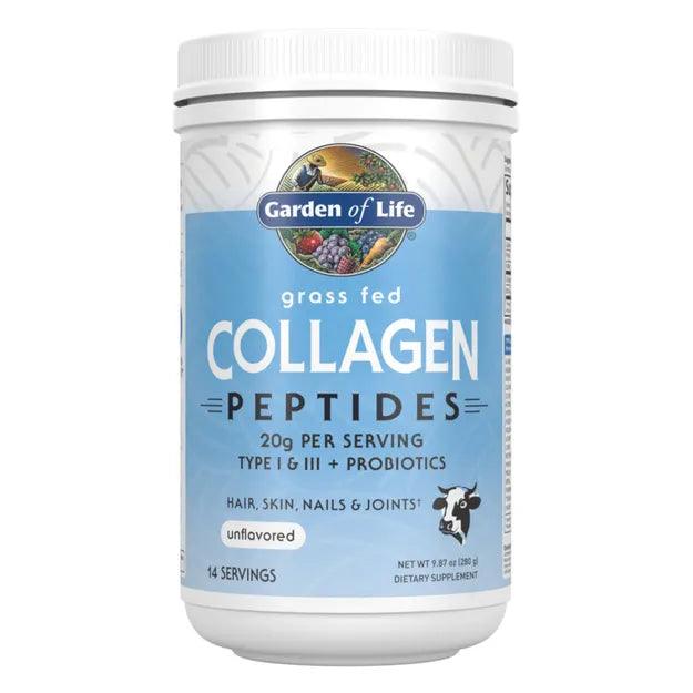 Garden of Life Grass Fed Collagen Peptides 280g Powder - Wellness Shoppee