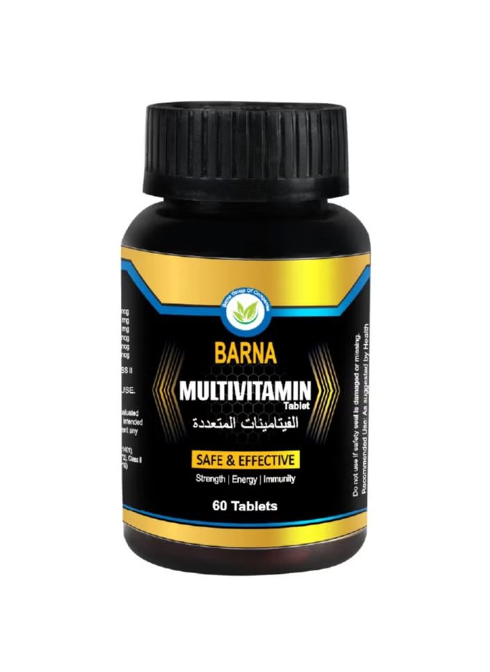 BARNA Multivitamin Tablet Safe and Effective 60 Tablets