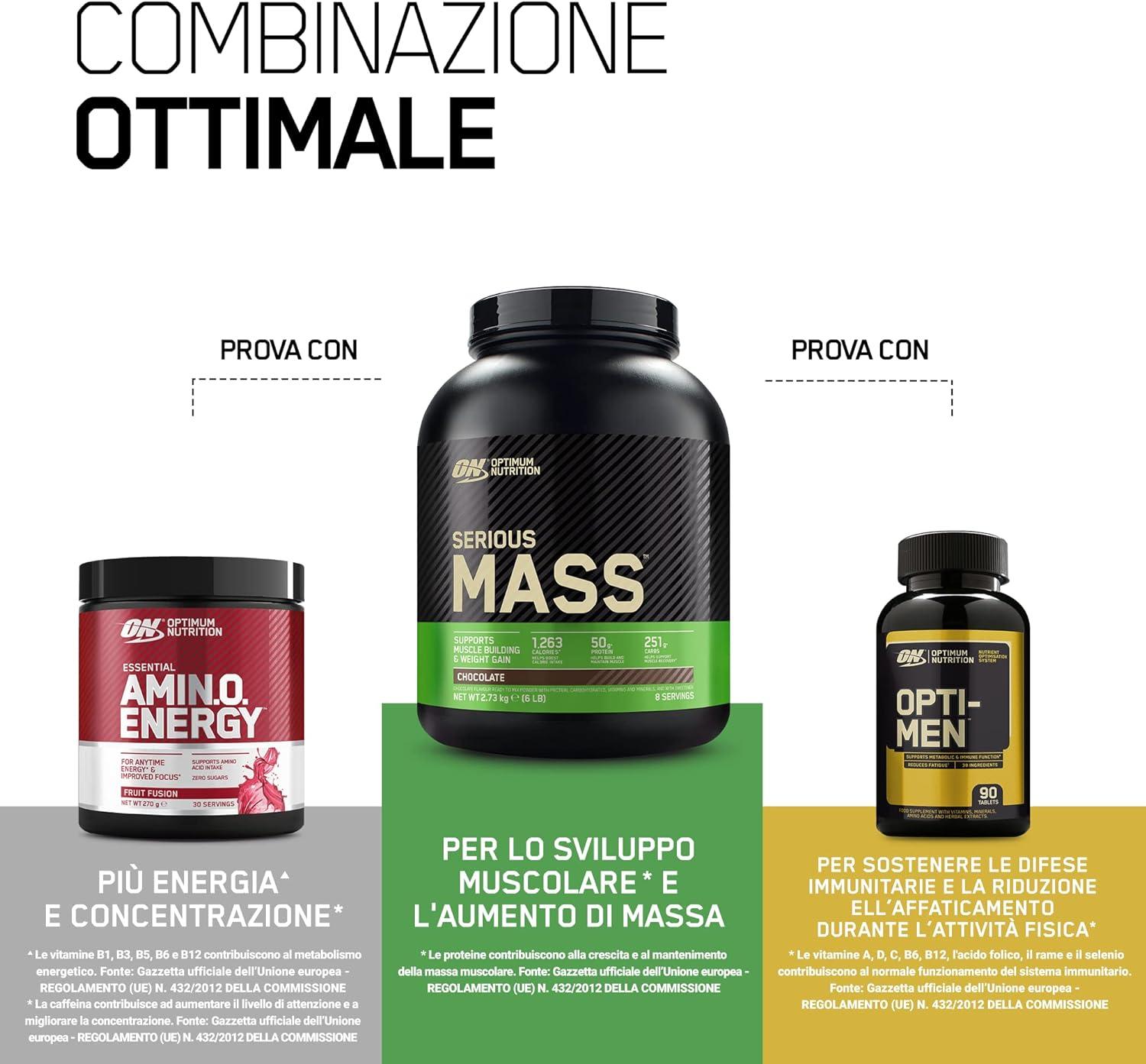 Optimum Nutrition Serious Mass 6 lbs - Wellness Shoppee