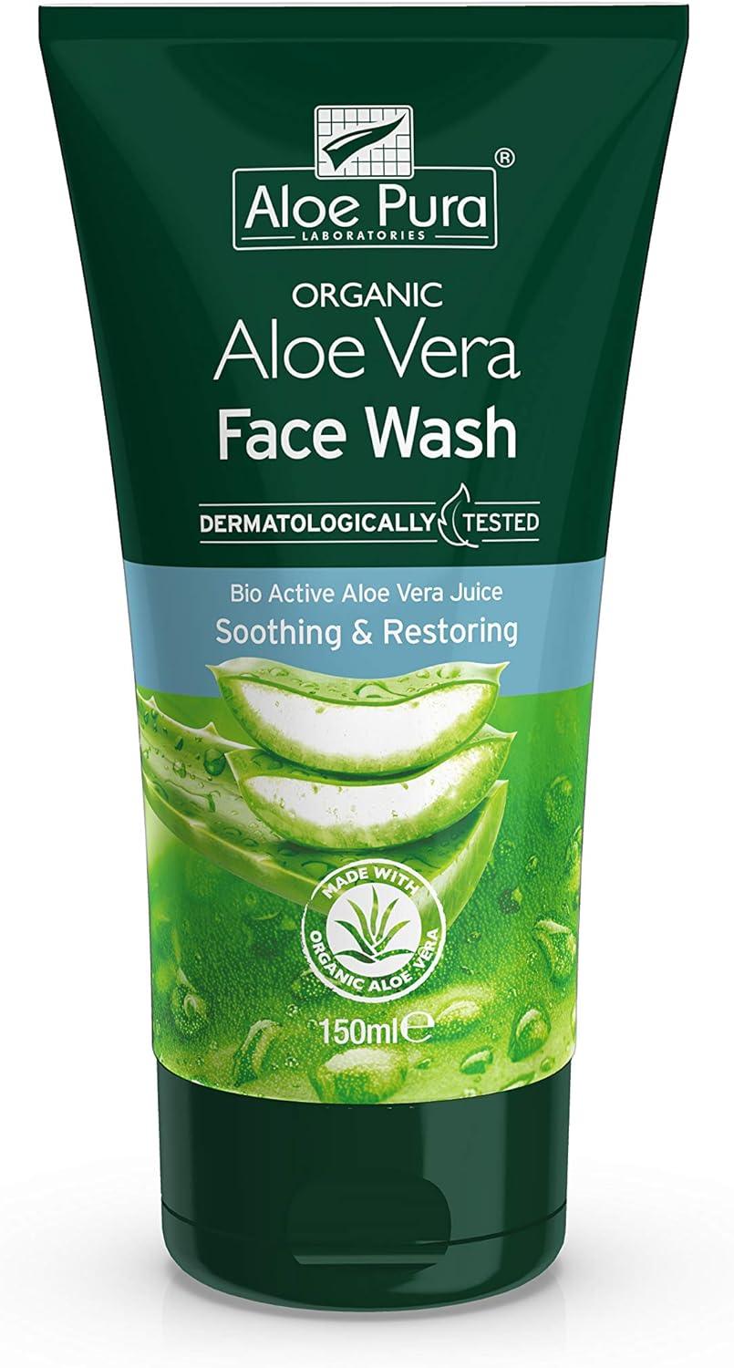 Aloe Pura Organic Aloe Vera Face Wash 150ML - Wellness Shoppee