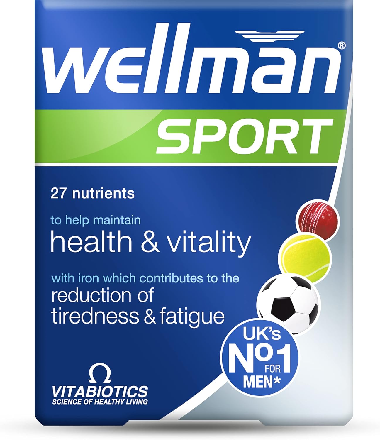 Wellman Vitabiotics Sport Vitamin Tablets, 30 Tabs