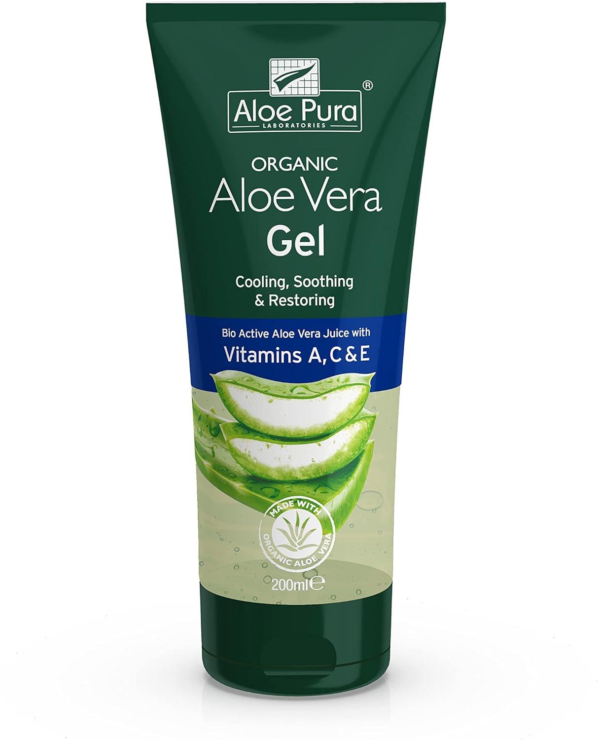 Aloe Pura Vera Gel & Vitamin A,C E 200ml - Wellness Shoppee