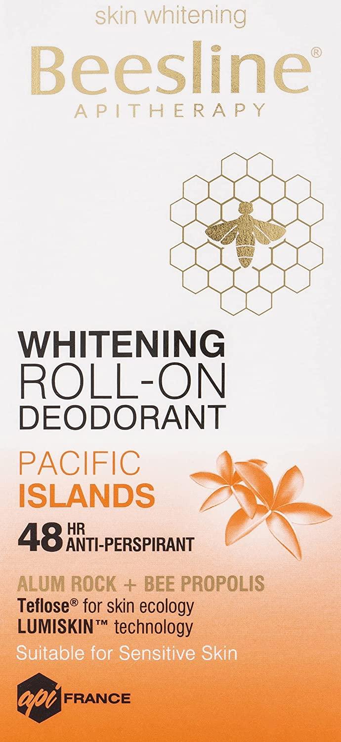Beesline Whitening Roll-On Deodorant, Pacific Islands - Wellness Shoppee