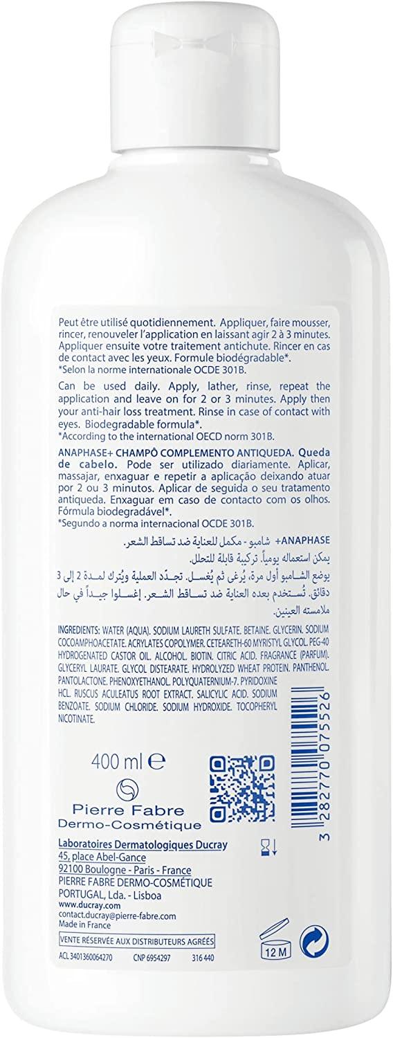 Ducray Anaphase Plus Shampoo, 400 ml - Wellness Shoppee